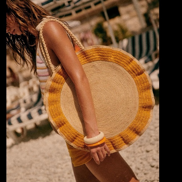 Sezane Handbags - Sezane summer basket bag NWT